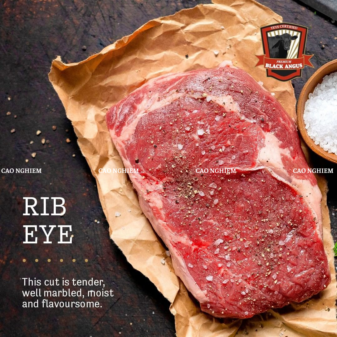 Ribeye Black Angus marhahús – Ausztrál Black Angus Ribeye