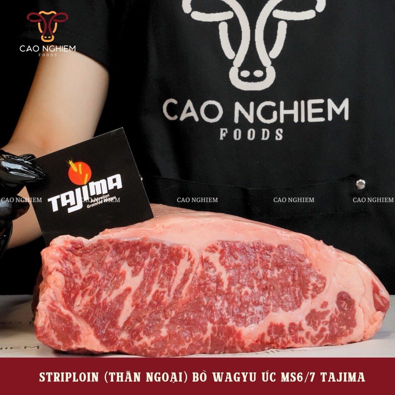Ausztrál Wagyu Striploin MS6/7 – Striploin Ausztrál Wagyu MS6/7 Tajima